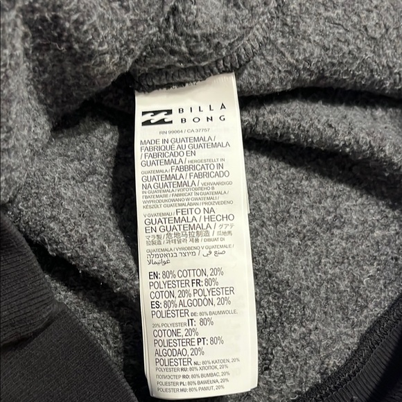 Billabong Heather Gray Knit Sweater - Picture 7 of 9